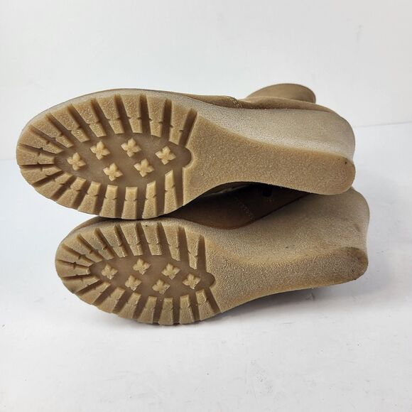 La Canadienne Krista Waterproof Wedge Bootie Tan Brown Size 9M - Picture 11 of 14